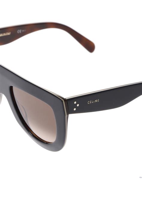 celine shadow sunglasses black|celine original sunglasses.